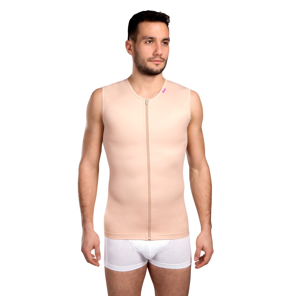 Lipoelastic MTmL Comfort gilet compressivo uomo Natural XS post operatorio