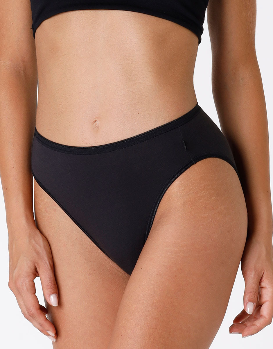 Lovable Lovely L0208E1-004 slip tai nero cotone soft