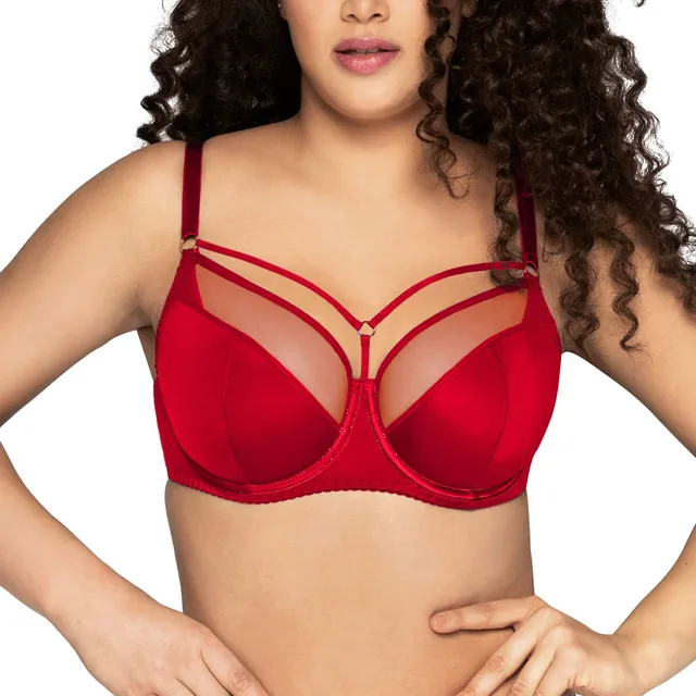 Ava 1030/1 Novato Lux Maxi Reggiseno Semi Imbottito Rosso 1J