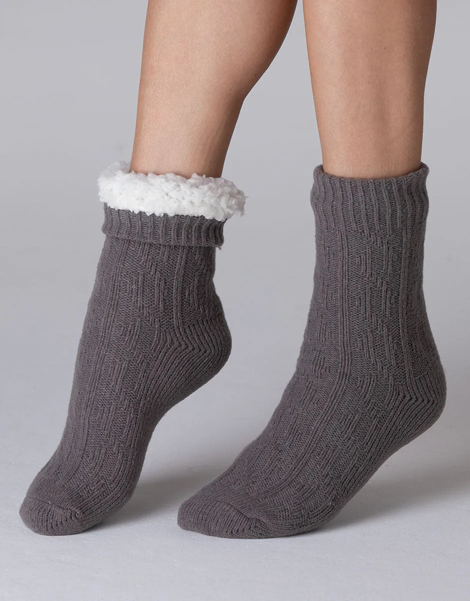 Lovable Warm And Cuddle Calzini Corti Antracite