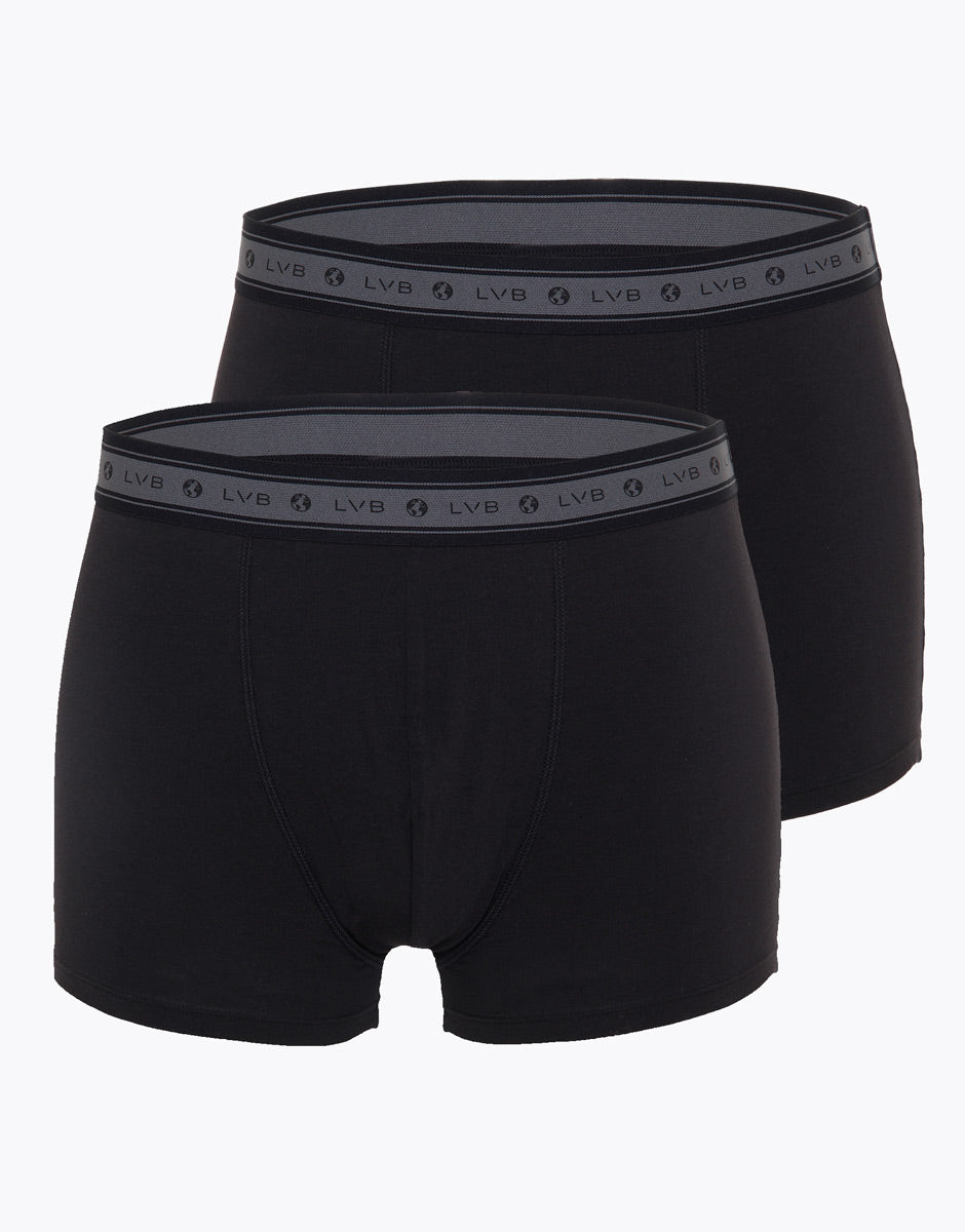 Lovable Man boxer uomo cotone biologico nero x2