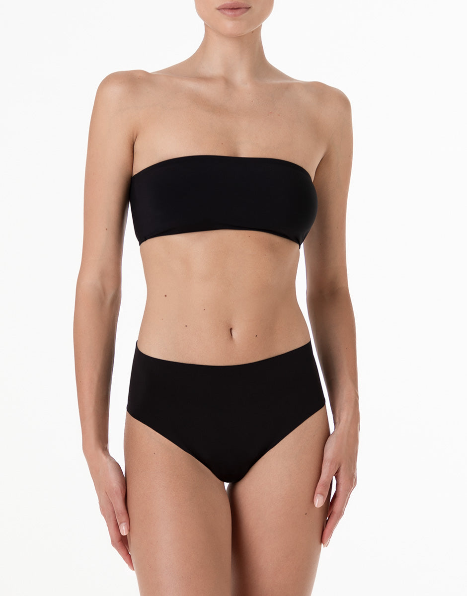 Lovable Second Skin Micro slip midi nero senza cuciture