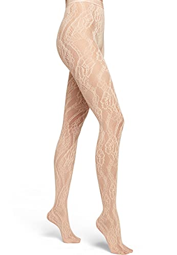 Wolford Rita Collant Rete Floreale Senza Cuciture