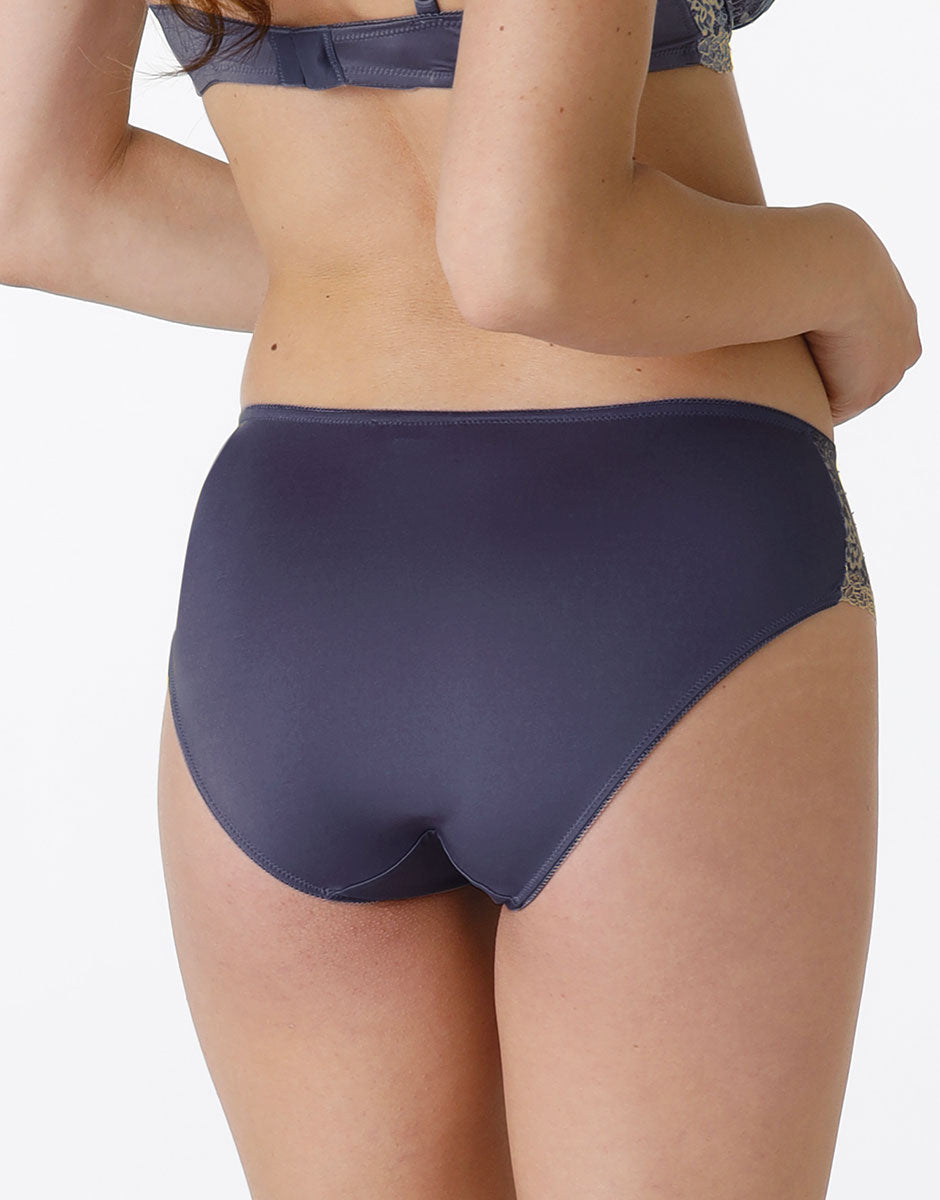 Lovable Beauty Curves slip alto midi blu jeans cappuccino