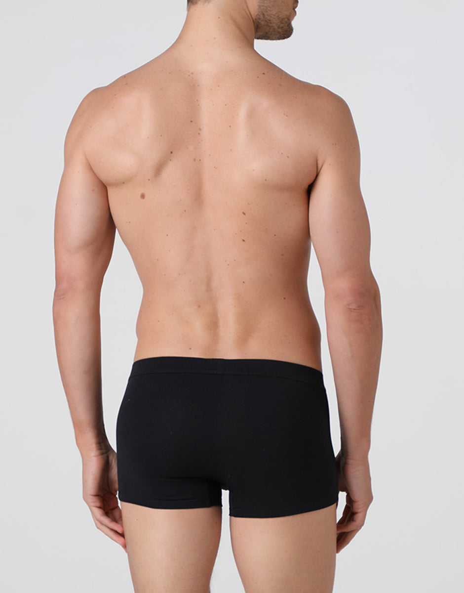 Lovable Man Cotton Stretch boxer nero cotone elasticizzato