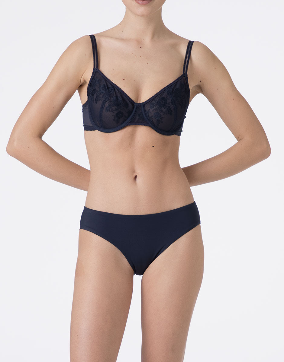 Lovable Invisible slip microfibra blu navy senza cuciture
