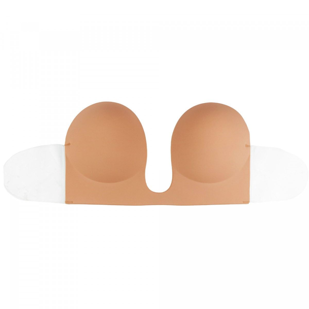 Bye Bra Stile U Reggiseno Adesivo B Marrone Chiaro Scollo V