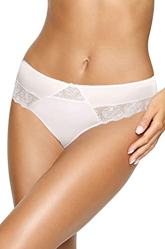 AVA 1922 Freesia slip ricamato bianco cotone