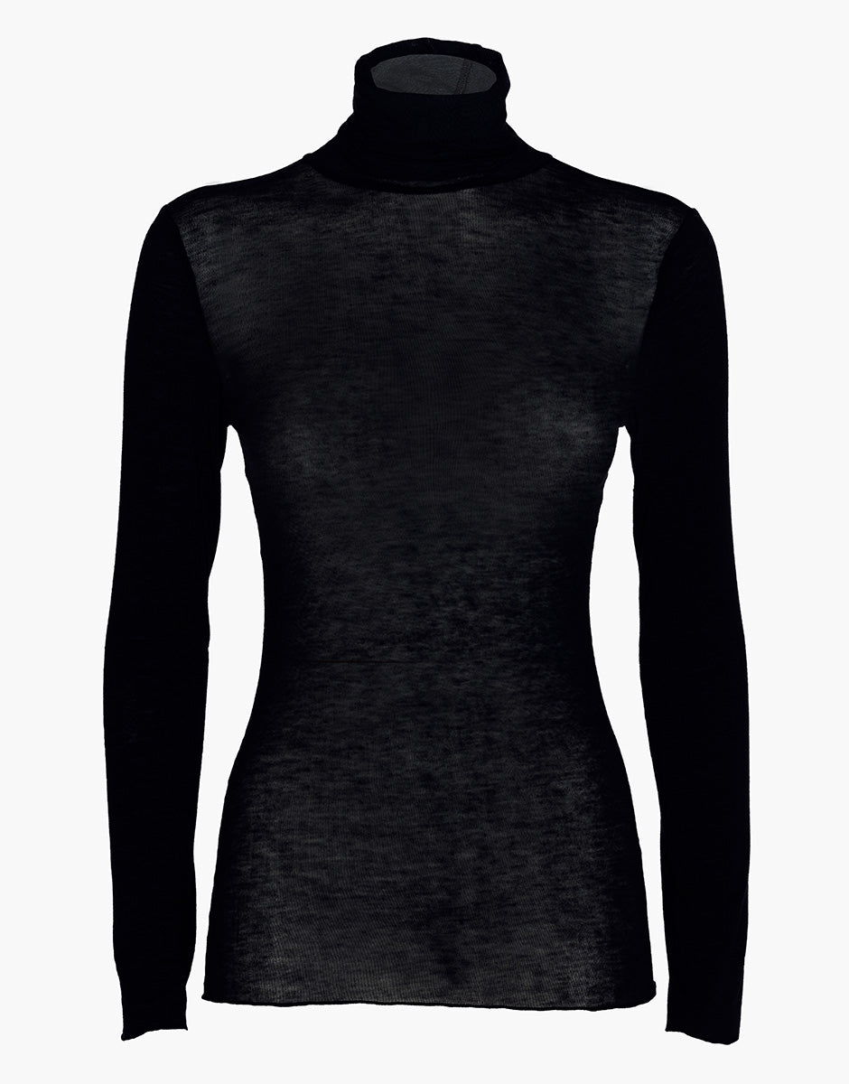 Lovable Ultralight and Warm Maglia Collo Alto nera modal