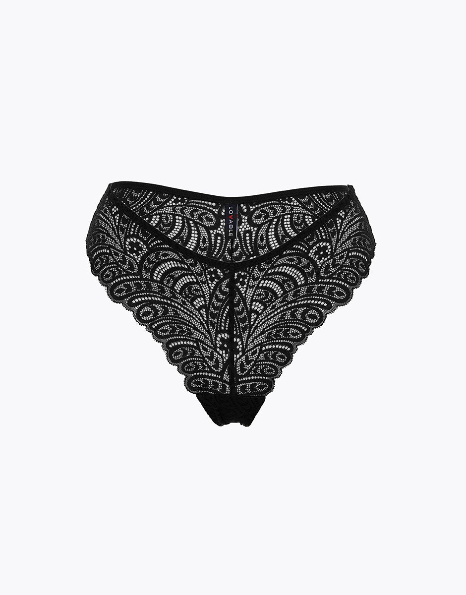 Lovable Shadow Lace brasiliano pizzo nero