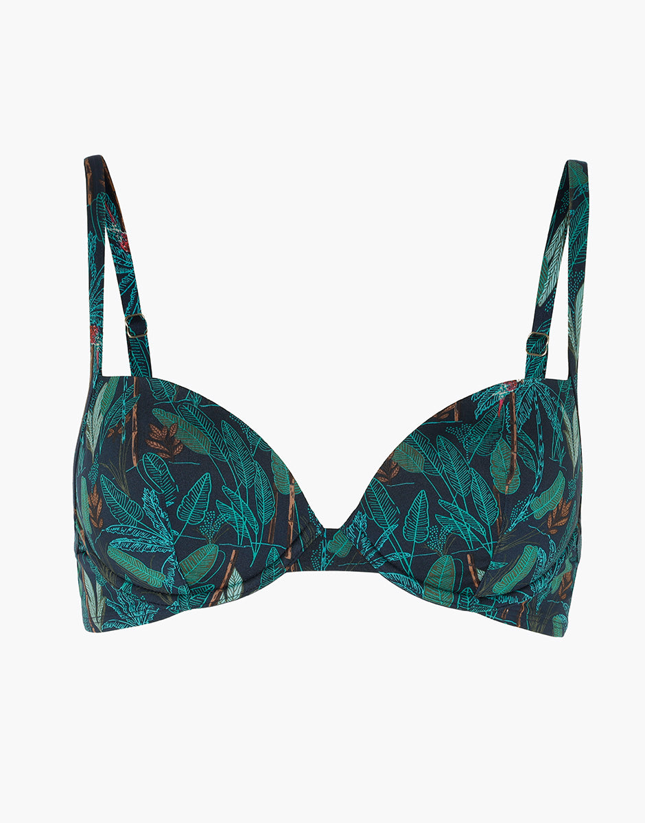 Lovable Contemporary Printed Micro costume reggiseno foresta
