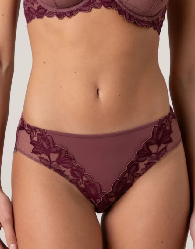 Lovable Elegant Muse Slip Pizzo Rosso Amaranto