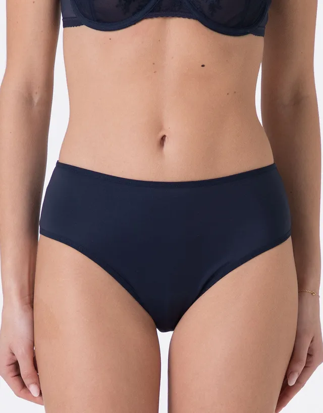 Lovable Invisible L0193 slip midi microfibra blu navy