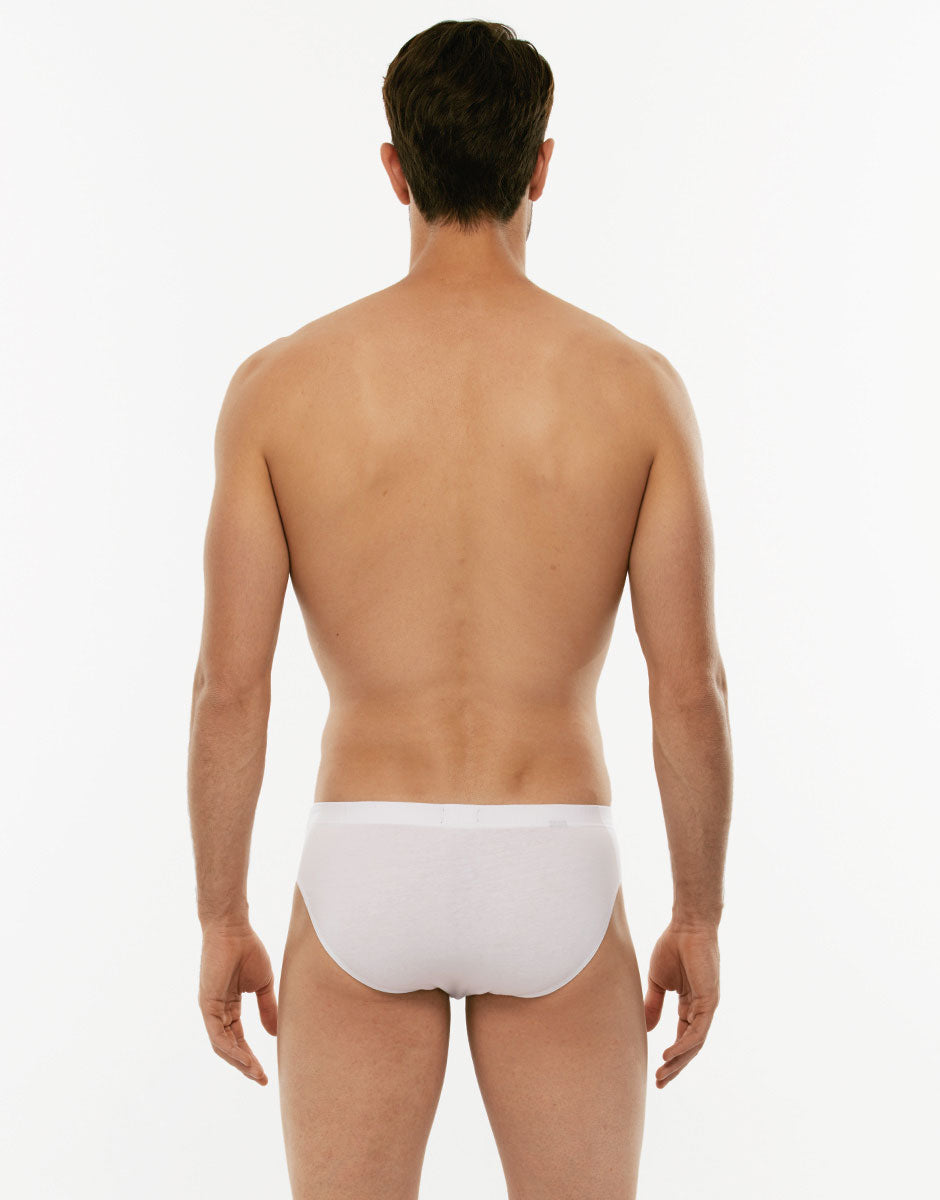 Lovable Man Pure Cotton slip uomo bianco cotone bipack