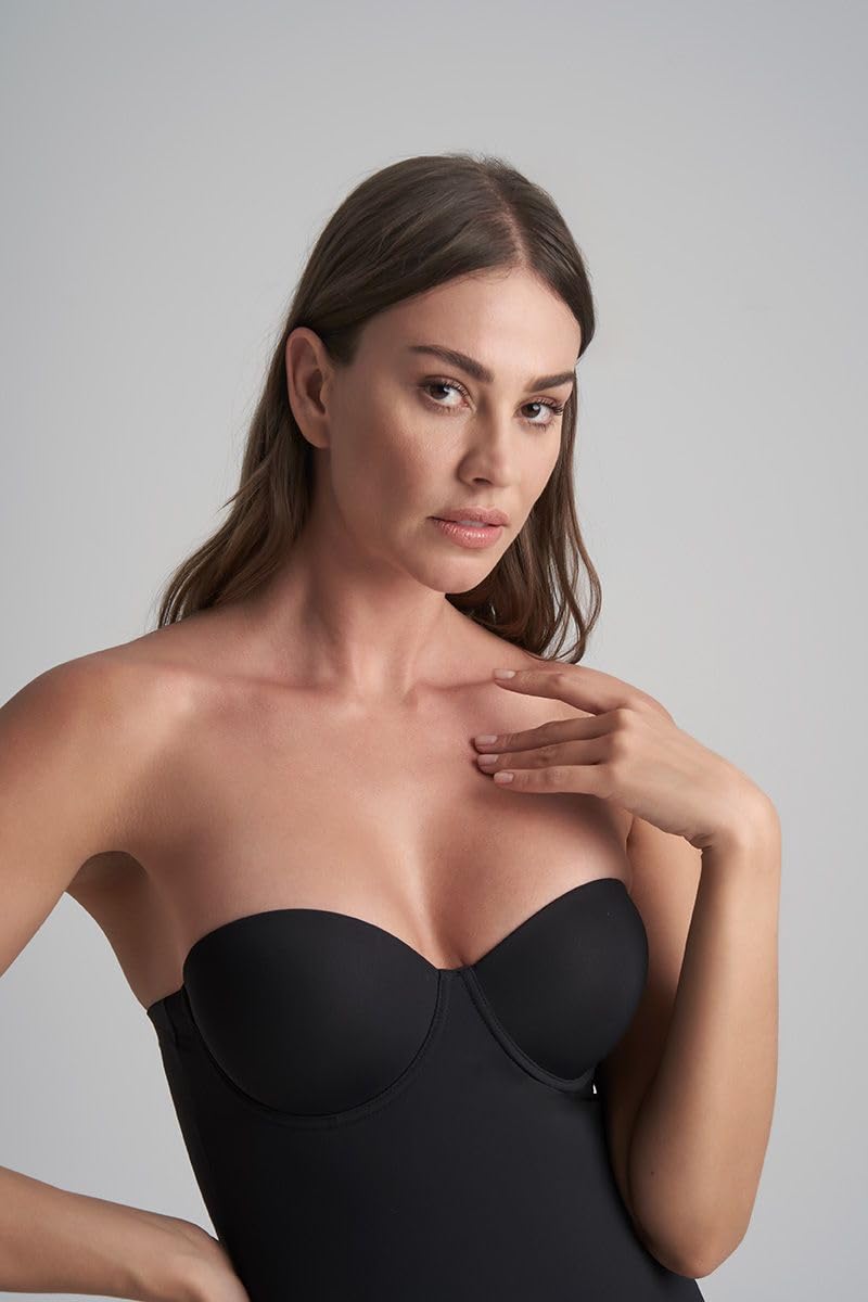 Bye Bra Sculpting body modellante coppe imbottite nero