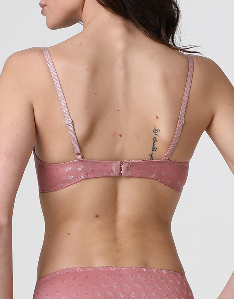 Lovable Daisy Fancy Micro reggiseno triangolo imbottito rosa polvere