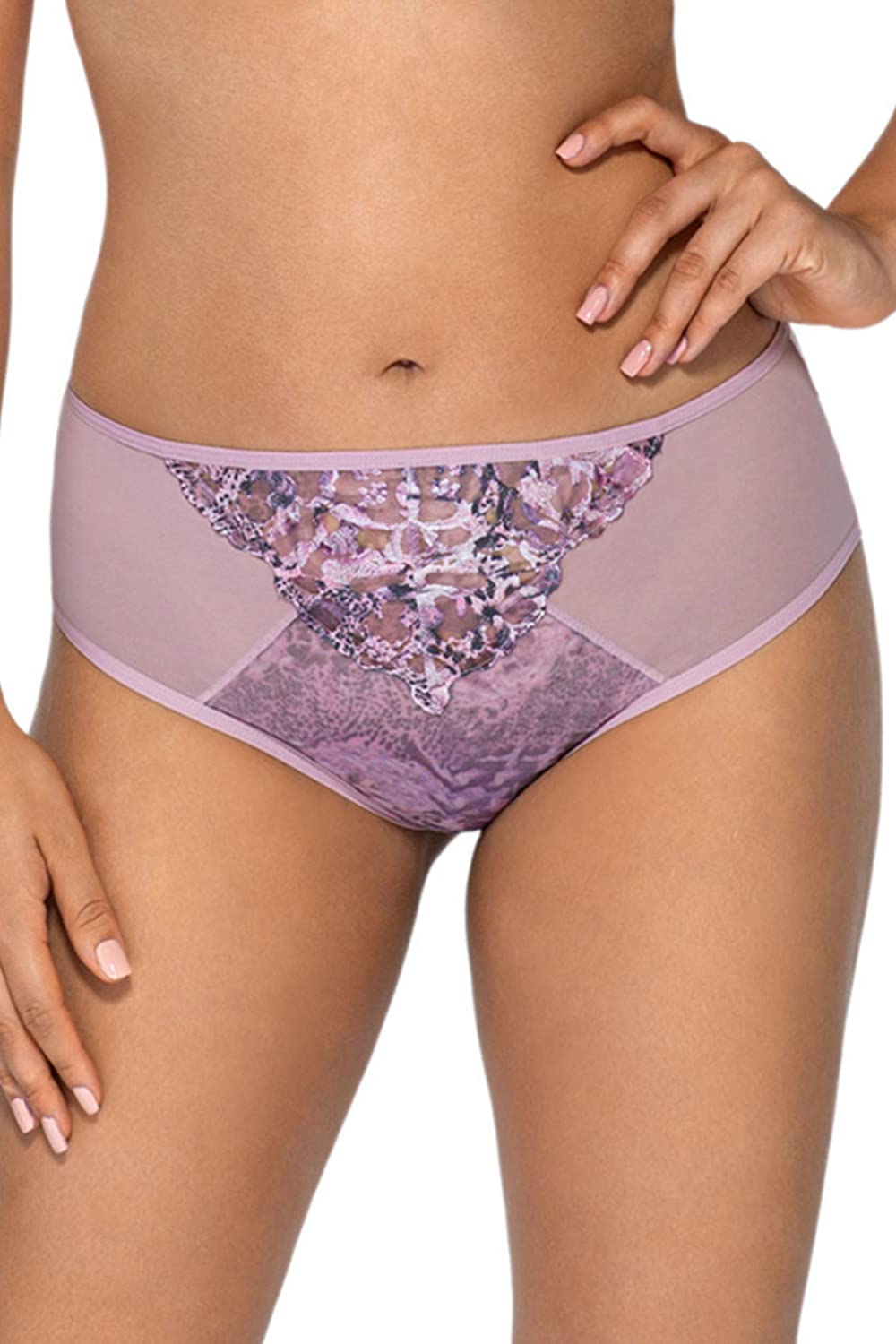 Ava Zoe 1986/B slip brasiliano rosa in rete
