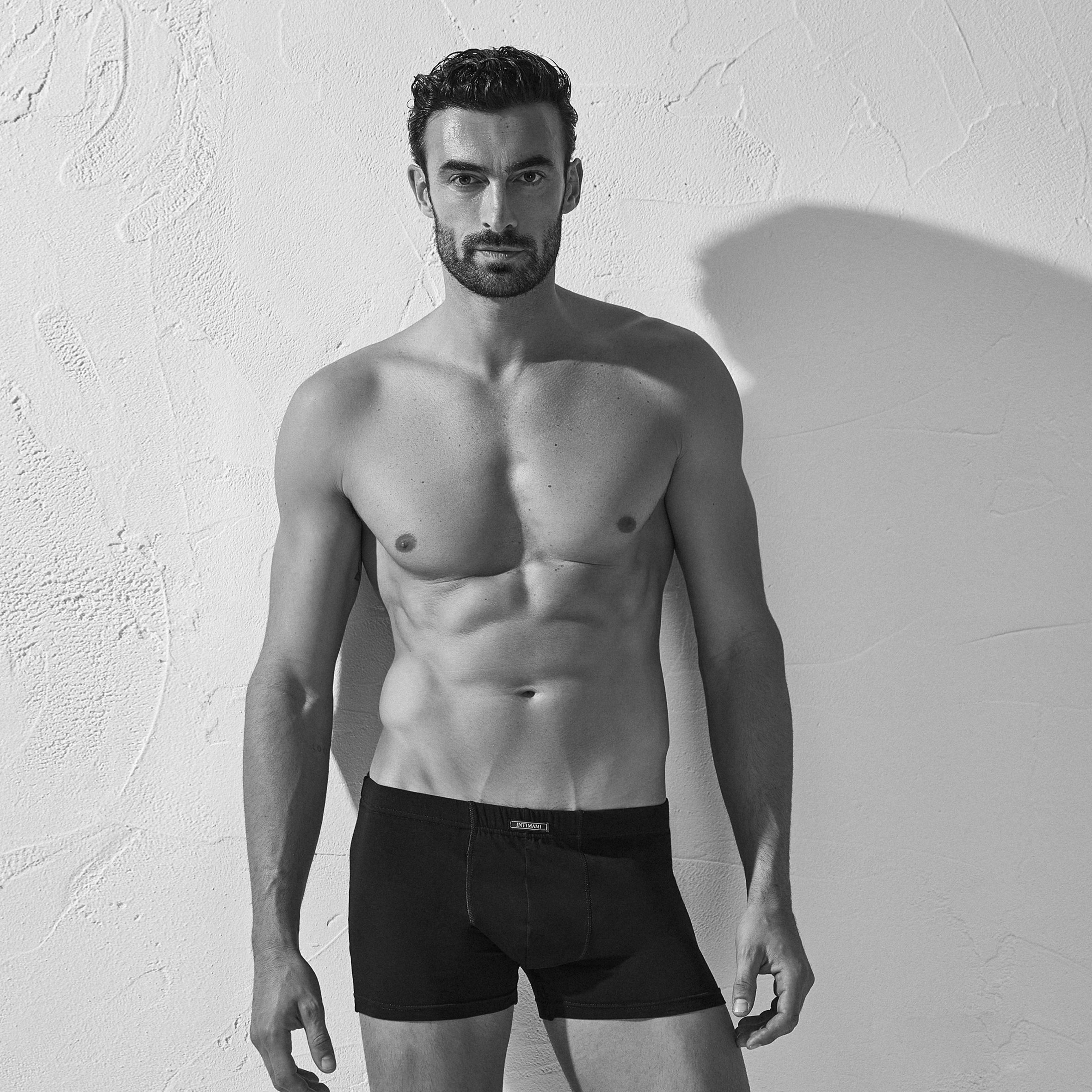 Intimami boxer uomo cotone bielastico 3 pezzi elastico ricoperto