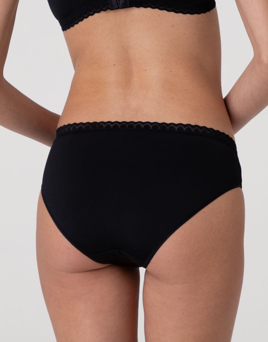 Lovable Value Micro slip nero microfibra senza cuciture