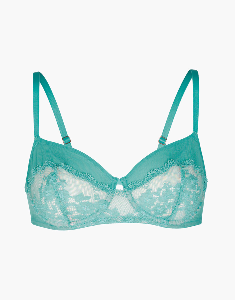Lovable Flower Dreams balconette reggiseno menta pizzo tulle