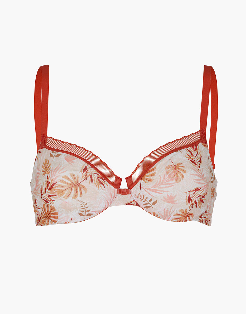 Lovable My Daily Comfort Printed reggiseno microfibra rosa polvere