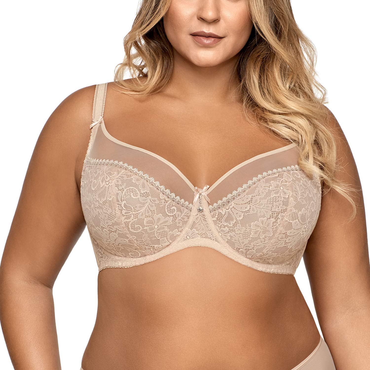 Ava 1396 reggiseno morbido in pizzo taglia 7D