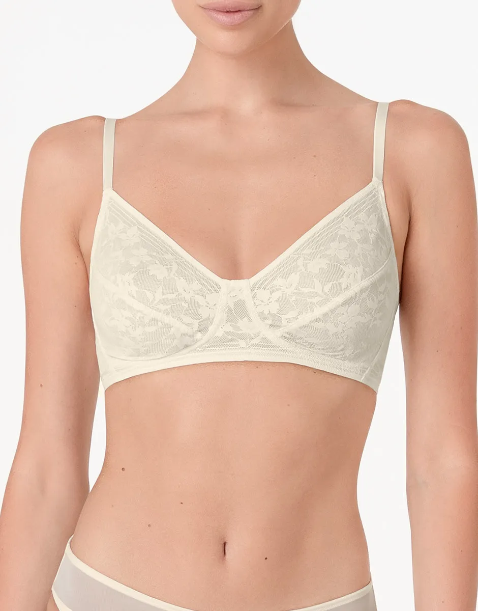 Lovable Blossom Lace reggiseno triangolo pizzo avorio
