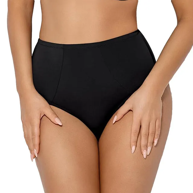 AVA SF-13/4 slip bikini vita alta nero