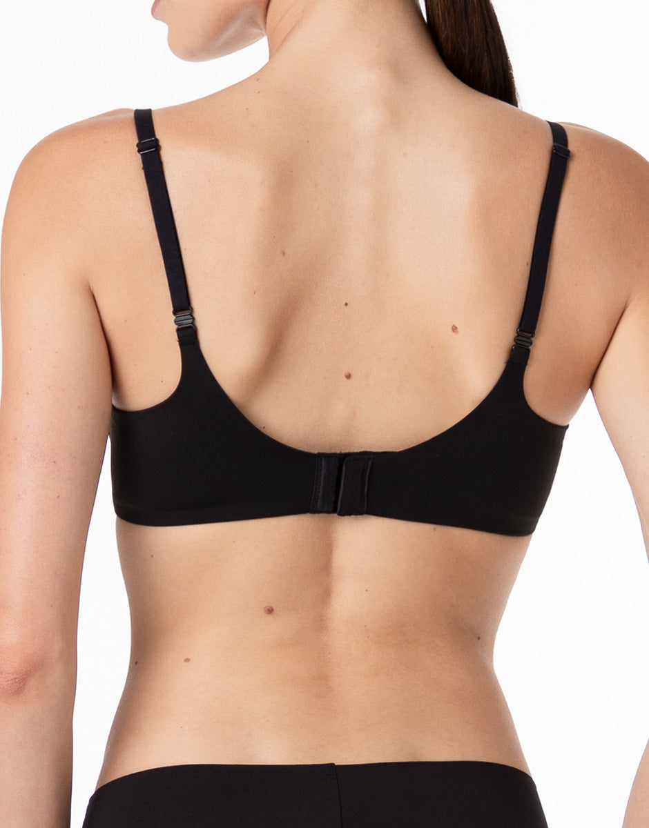 Lovable Invisible Essence reggiseno nero microfibra coppa vera