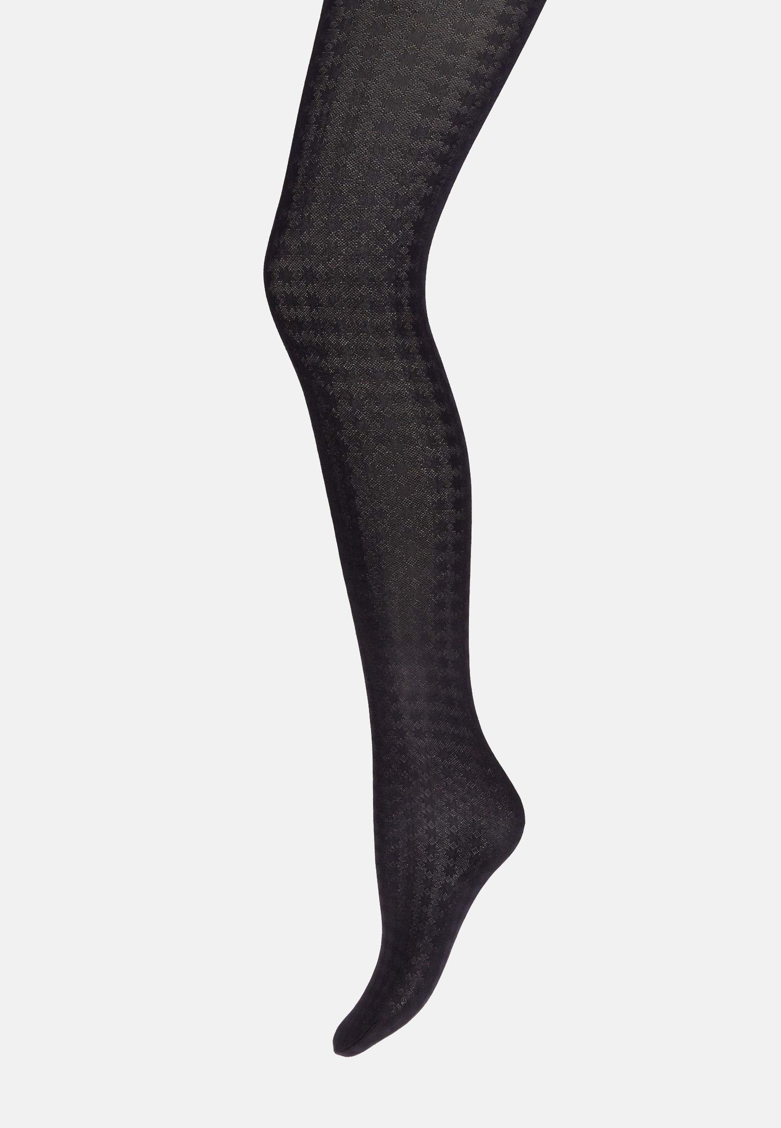 Wolford Clementia Tights Collant 50 DEN Fantasia Lucido