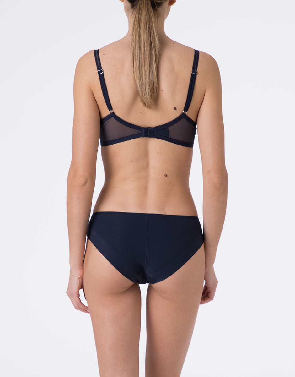 Lovable Invisible slip microfibra blu navy senza cuciture