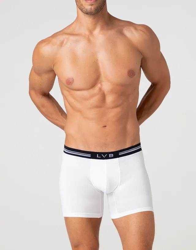 Lovable Man Comfort 360 Stretch Cotton boxer lungo bianco