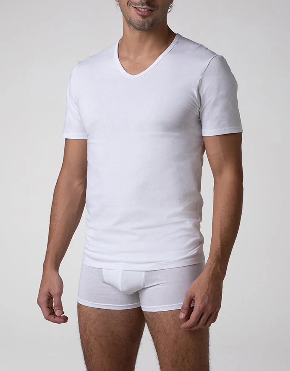 Lovable Cool Sensation t-shirt scollo V bianco cotone