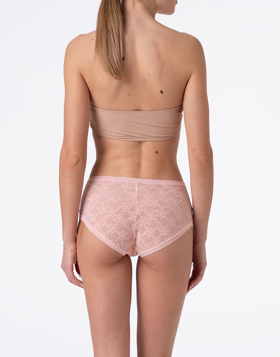 Lovable Lovely Lace Slip Alto Pizzo Rosa Blush