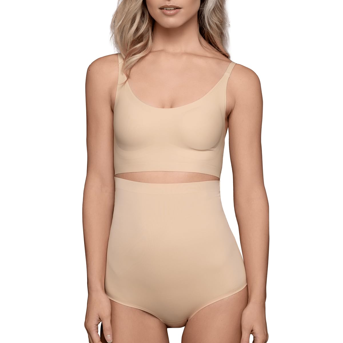 Bye Bra Round Reggiseno Senza Cuciture Beige Supporto
