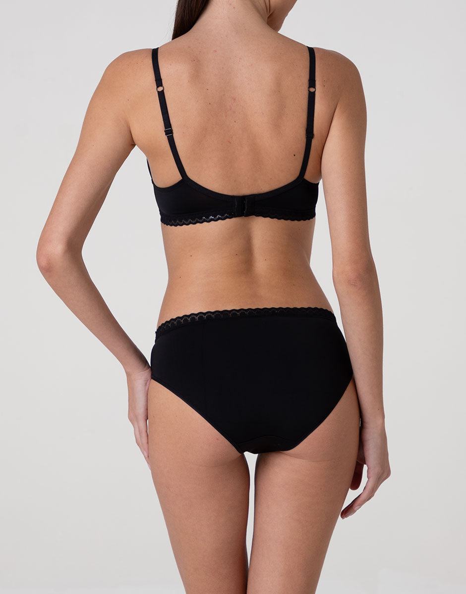 Lovable Value Micro reggiseno senza ferretto nero microfibra