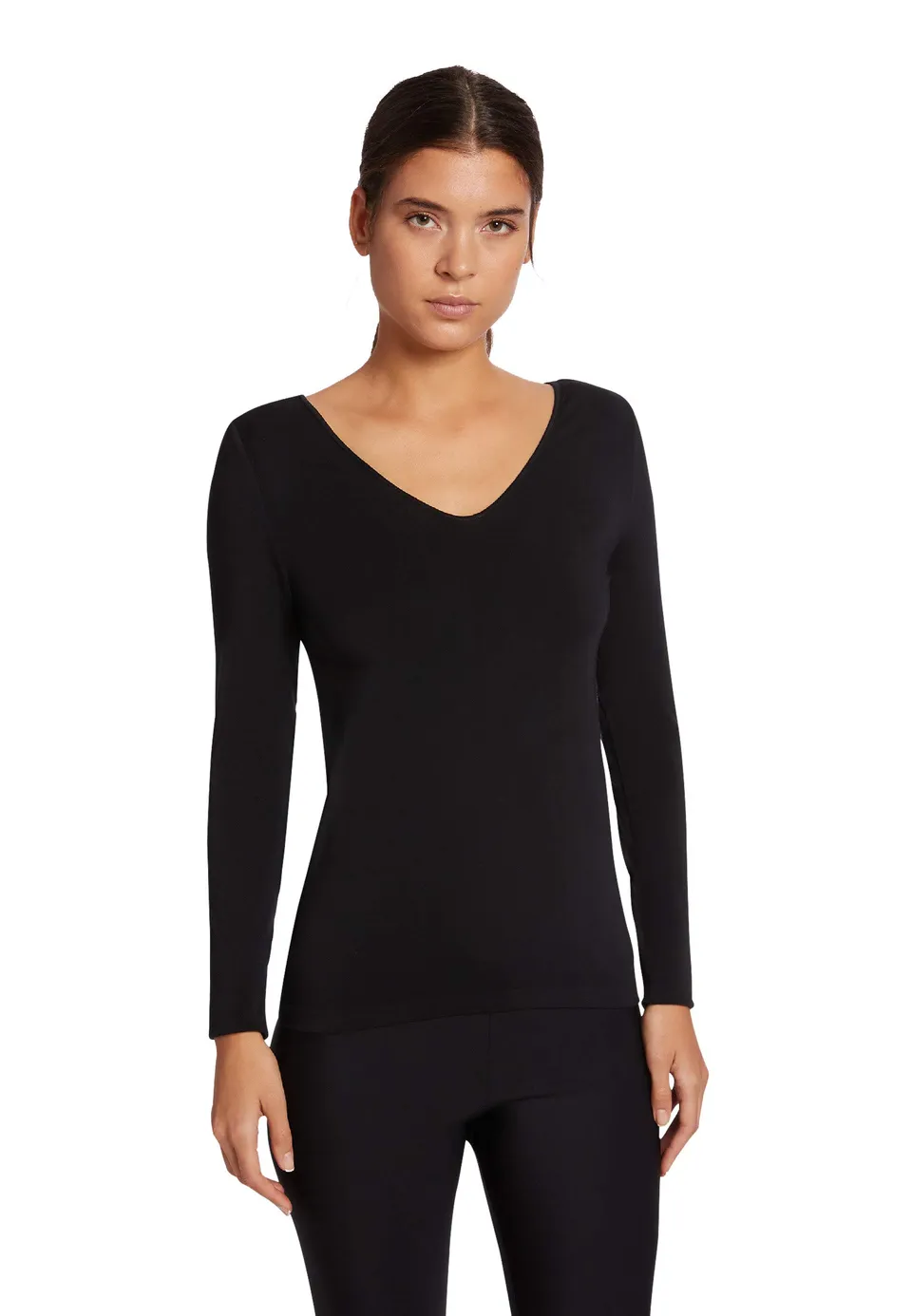 Wolford Viscose Pullover Maglia Maniche Lunghe