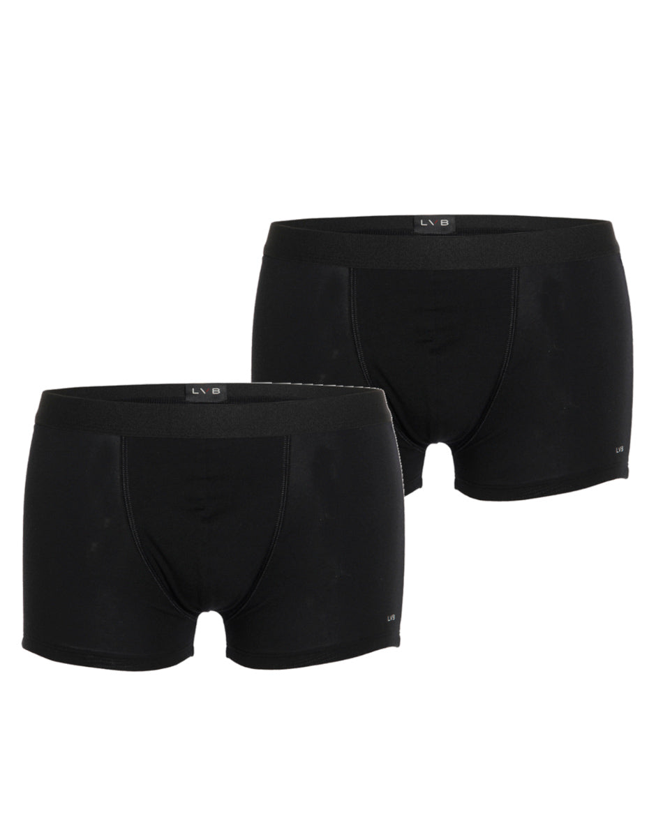 Lovable Man L09G4E2 boxer nero x2 cotone elasticizzato