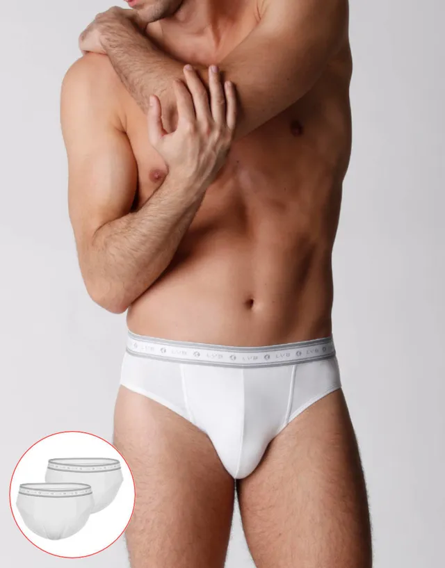 Lovable Man Slip Cotone Biologico Bianco x2