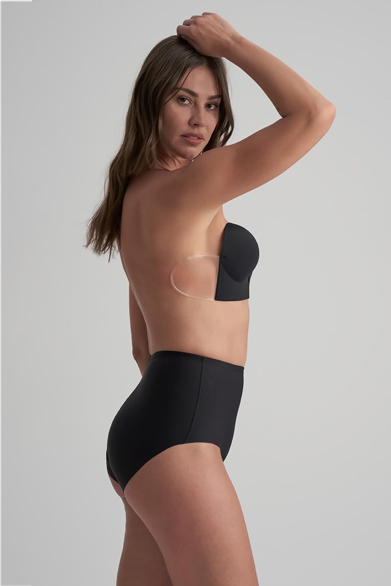 Bye Bra Stile U reggiseno adesivo beige senza schienale