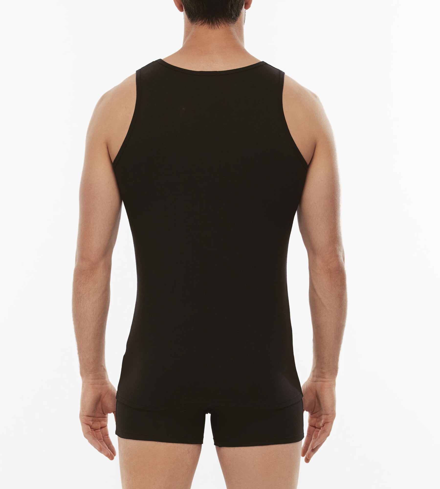 Lovable Man Cotton Stretch canotta nera cotone elasticizzato