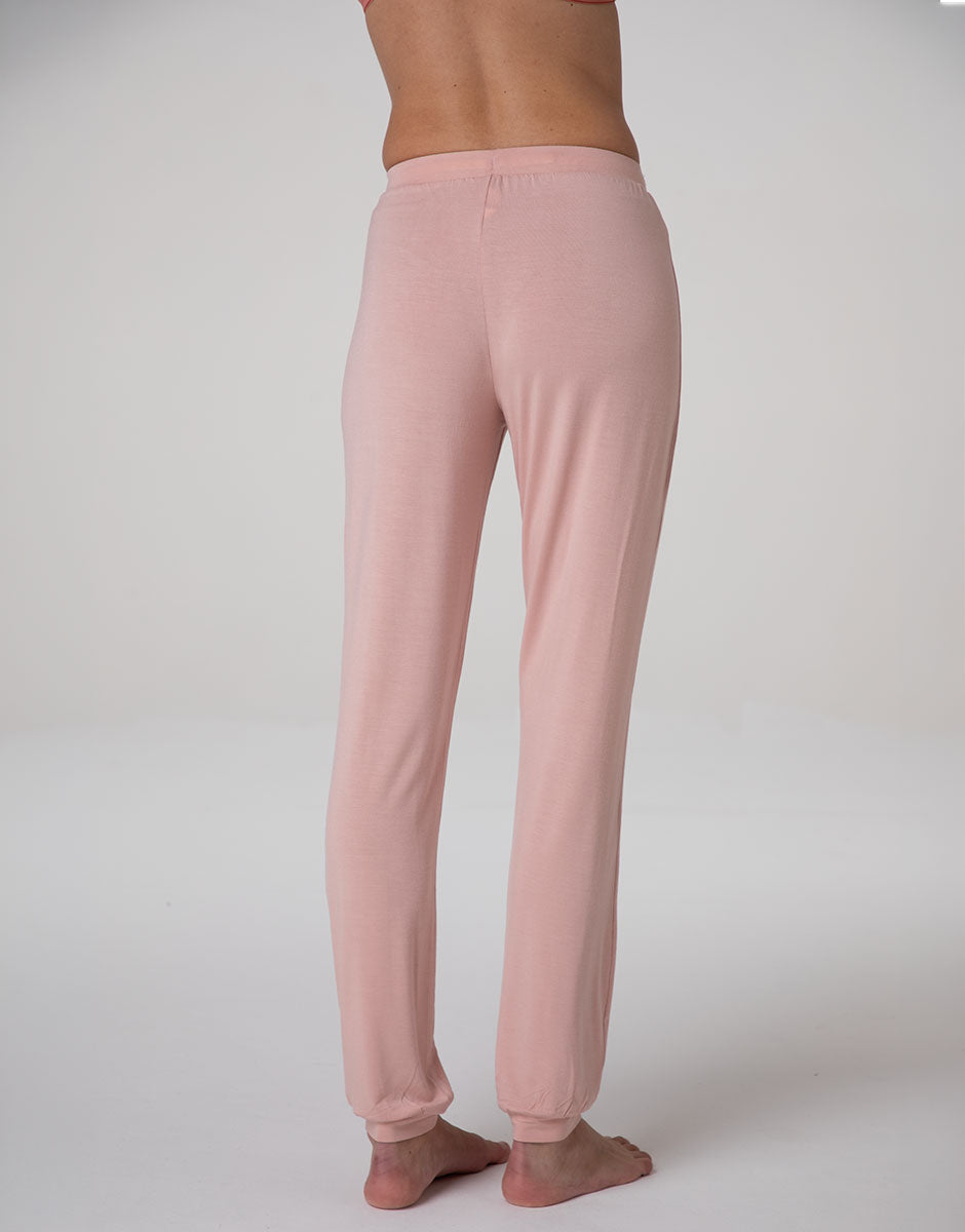 Lovable Pantaloni Lunghi Pigiama Viscosa Rosa Blush