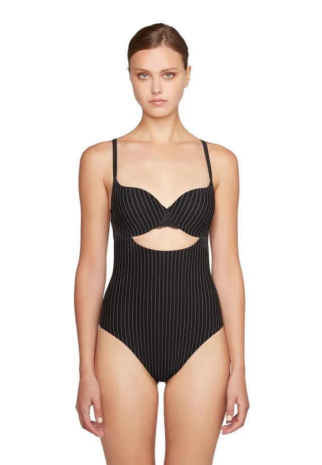 Wolford Rey 78292 body con perizoma sgambato