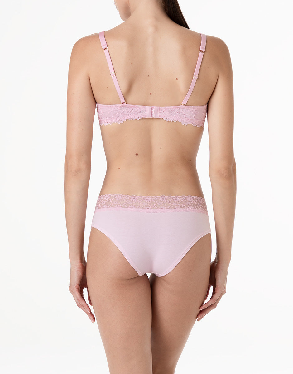 Lovable Table Panties Slip midi rosa confetto