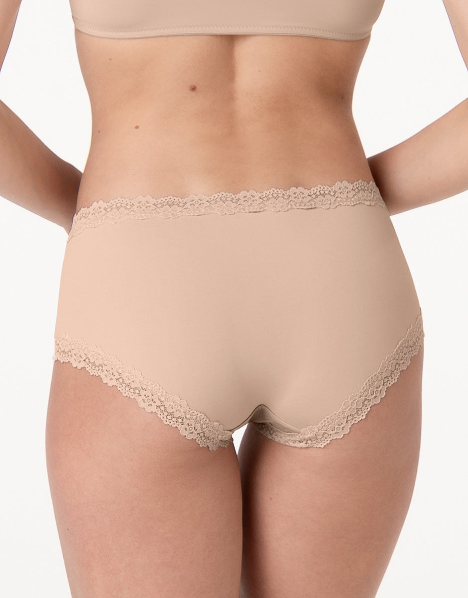 Lovable Lacy Micro LLEST culotte nudo chiaro pizzo