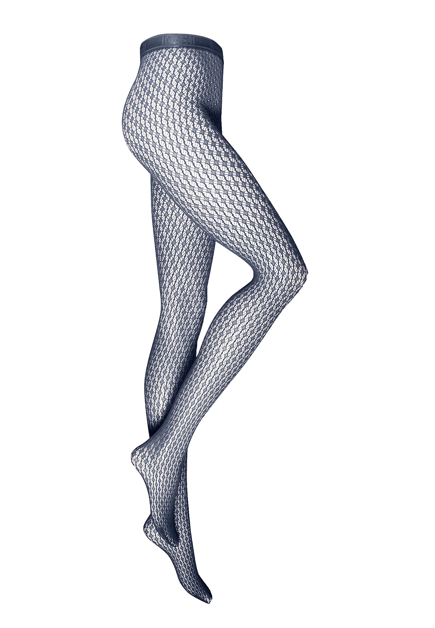 Wolford Annelle collant a rete luna indaco S motivo geometrico