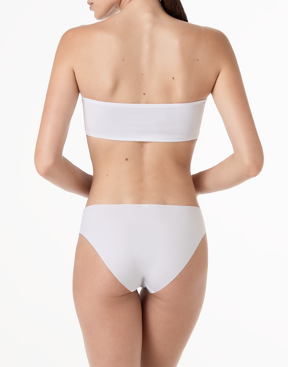 Lovable Second Skin Micro slip bianco senza cuciture
