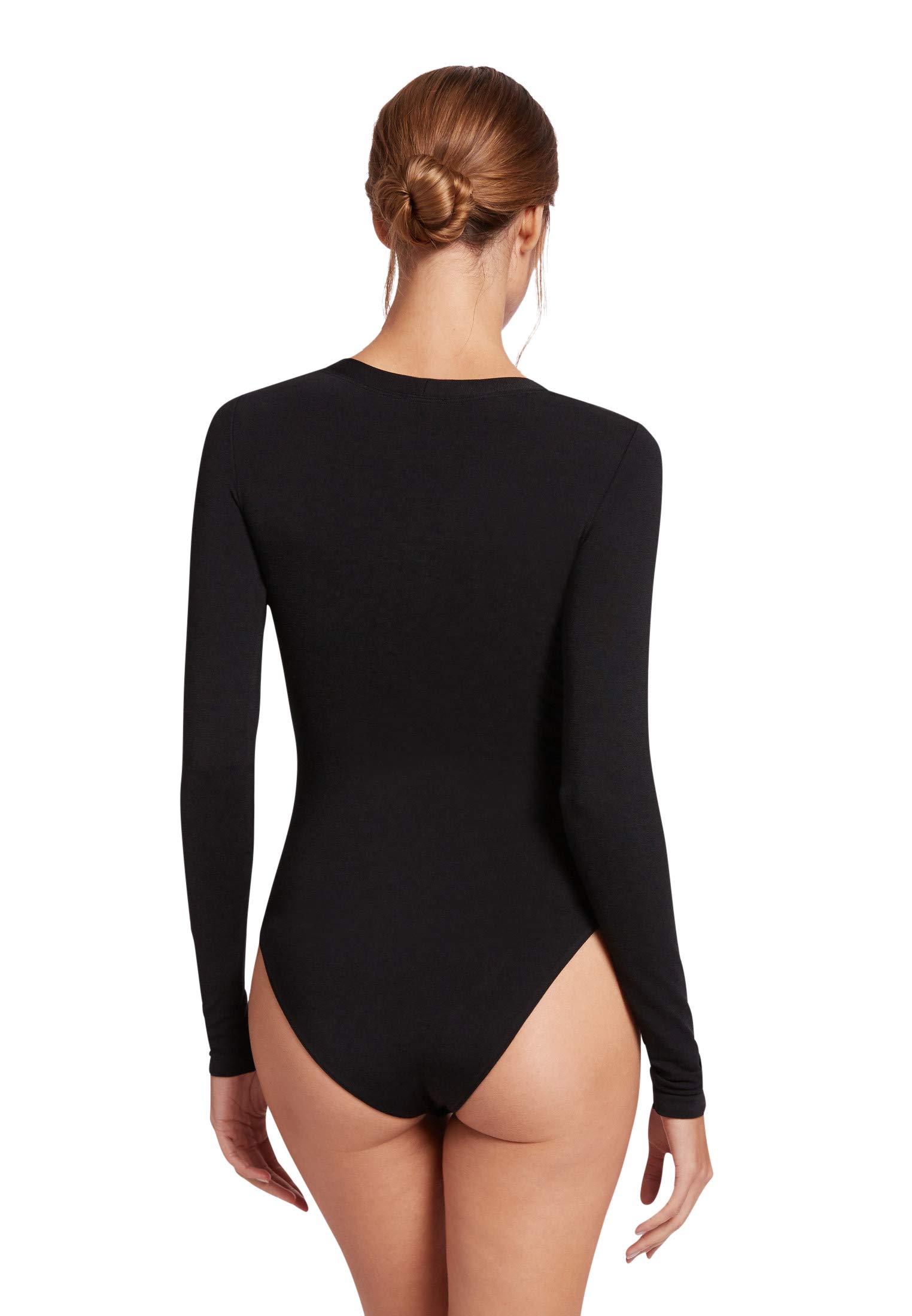 Wolford Berlin body maniche lunghe cotone senza cuciture