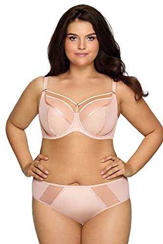 Ava 1923 Protea slip brasiliano L beige tulle