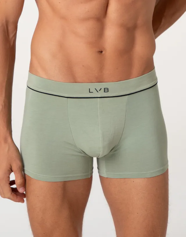 Lovable Man Modern Cotton Boxer Salvia in Modal